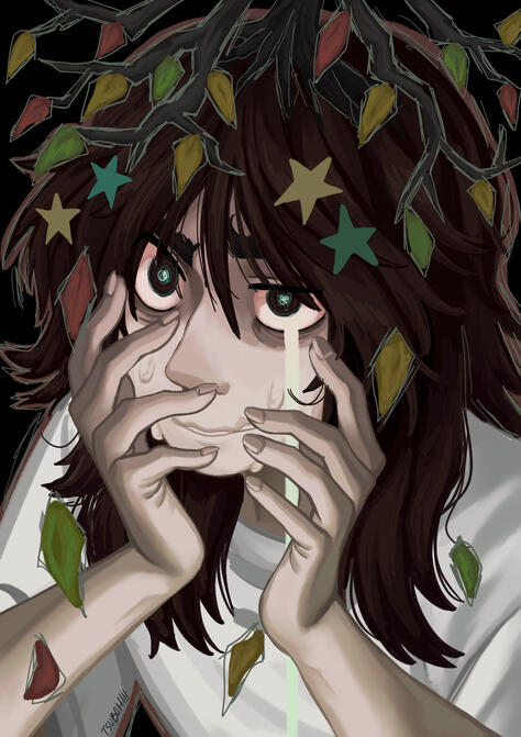 Overthinker Original illustration.